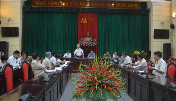 Hội nghị giao ban Báo chí của Thành ủy thông tin nhiều nội dung quan trọng