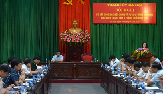 Triển khai nhiệm vụ công tác Nội chính và phòng, chống tham nhũng 6 tháng cuối năm