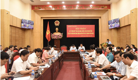Lấy ý kiến cán bộ địa phương về mô hình chính quyền đô thị