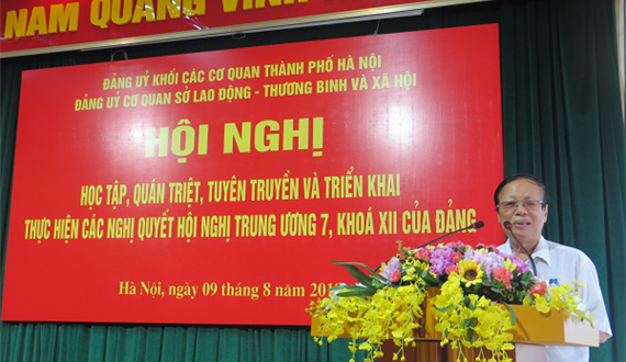 Hội nghị học tập, quán triệt, triển khai Nghị quyết Trung ương 7, khóa XII