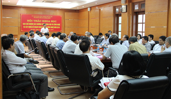 Hội thảo khoa học Ban chủ nhiệm các chương trình khoa học và công nghệ cấp Thành phố