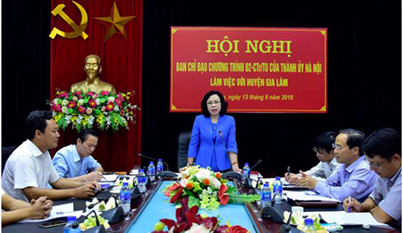 Huyện Gia Lâm: Xây dựng nông thôn mới theo tiêu chuẩn đô thị