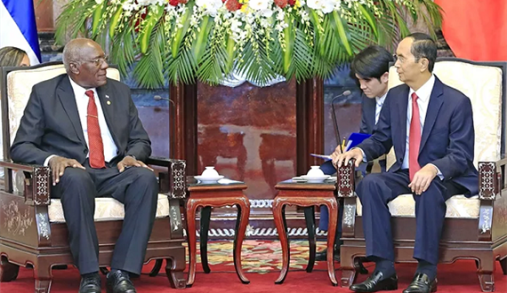 Tổng Bí thư, Chủ tịch nước tiếp; Thủ tướng, Chủ tịch Quốc hội hội kiến Phó Chủ tịch Cu-ba
