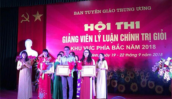 Hội thi Giảng viên lý luận chính trị giỏi khu vực phía Bắc năm 2018