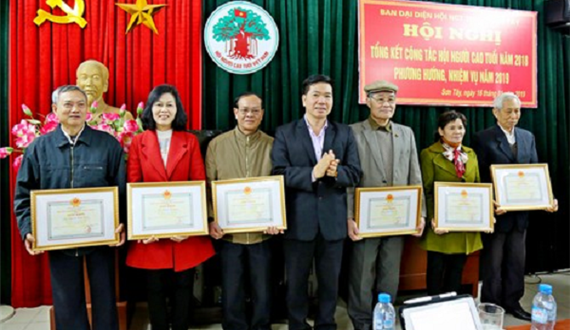 Hội người cao tuổi thị xã Sơn Tây triển khai phương hướng, nhiệm vụ năm 2019