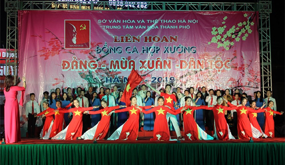 Từng bừng Liên hoan đồng ca hợp xướng “Đảng – Mùa Xuân – Dân tộc”