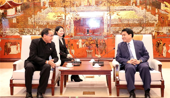 Chủ tịch UBND thành phố Nguyễn Đức Chung tiếp Đại sứ Thái Lan