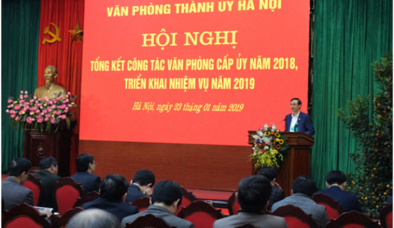 Nỗ lực nâng cao chất lượng tham mưu, phục vụ của văn phòng cấp ủy