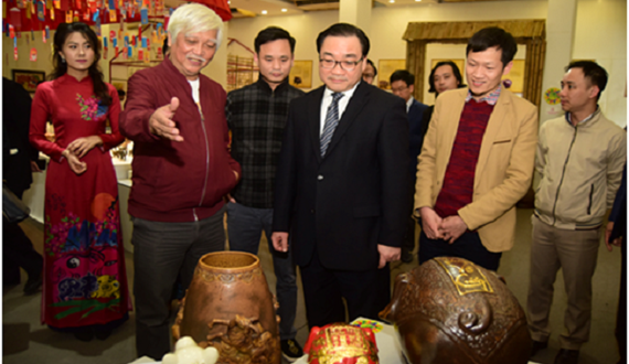 Khai mạc triển lãm “Con giáp của tôi - Lợn sung túc”