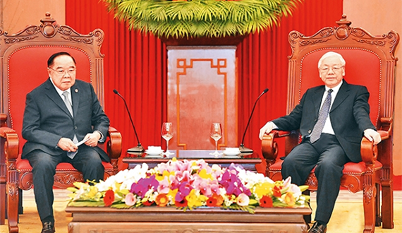 Tổng Bí thư, Chủ tịch nước Nguyễn Phú Trọng tiếp Phó Thủ tướng, Bộ trưởng Quốc phòng Thái Lan