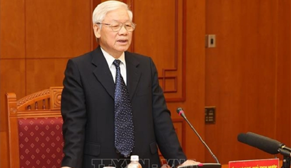 Tổng Bí thư, Chủ tịch nước Nguyễn Phú Trọng chủ trì Phiên họp thứ nhất Tiểu ban văn kiện Đại hội XIII của Đảng