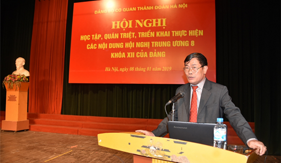 Thành đoàn Hà Nội học tập, quán triệt Nghị quyết Trung ương 8 khóa XII của Đảng