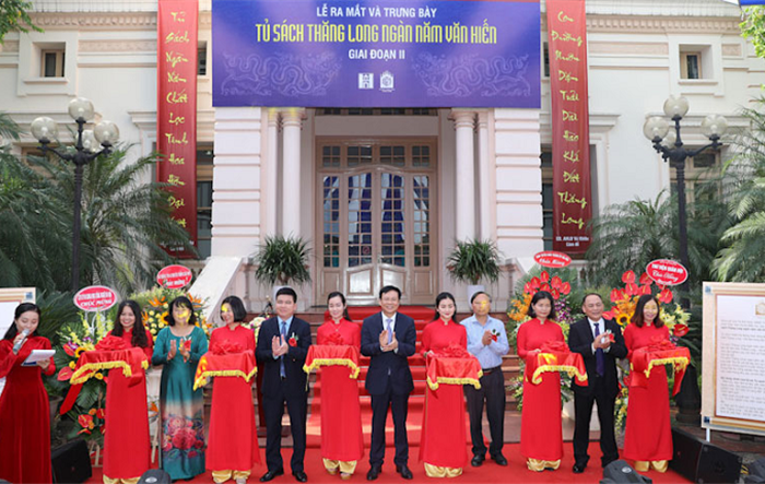 Ra mắt và khai mạc trưng bày “Tủ sách Thăng Long ngàn năm văn hiến” giai đoạn II