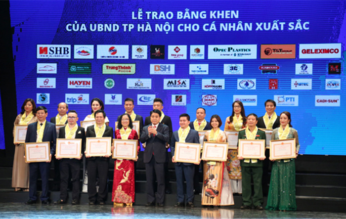Vinh danh doanh nghiệp, doanh nhân Thủ đô tiêu biểu