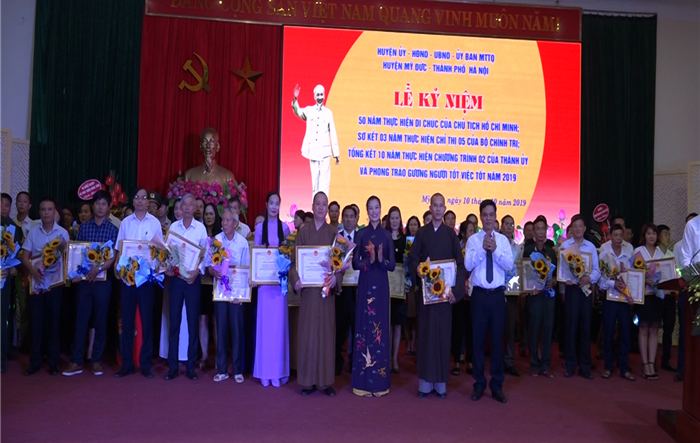 Huyện Mỹ Đức: Gắn hiệu quả việc học và làm theo Bác với thực hiện nhiệm vụ được giao 