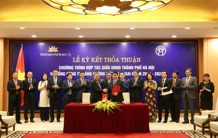 Hà Nội - Vietnam Airlines ký kết thỏa thuận hợp tác giai đoạn 2019-2024