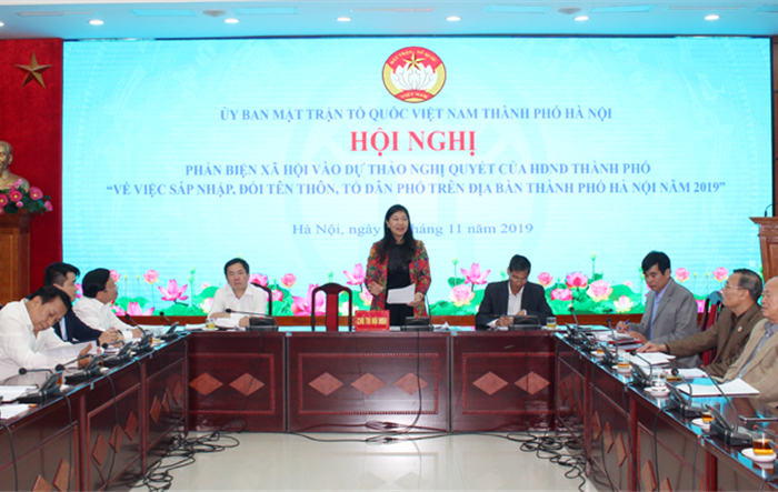 Việc nhập sáp thôn, tổ dân phố sẽ được tiến hành thận trọng, kỹ lưỡng
