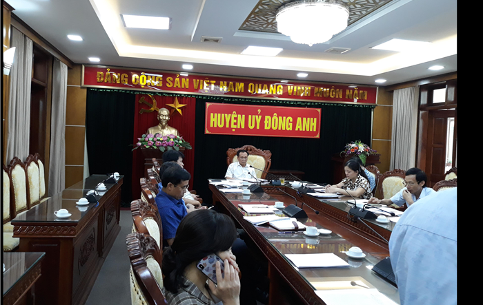 Huyện ủy Đông Anh thành lập 10 Tổ chỉ đạo Đại hội chi bộ, Đảng bộ cơ sở nhiệm kỳ 2020-2025