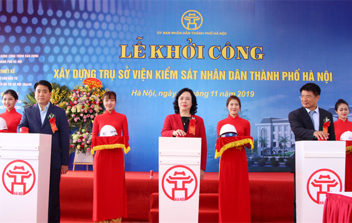 Khởi công dự án xây dựng trụ sở Viện Kiểm sát nhân dân thành phố Hà Nội