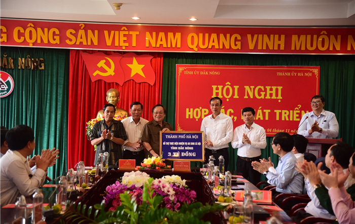 Hà Nội và Đắk Nông tổ chức Hội nghị hợp tác, phát triển