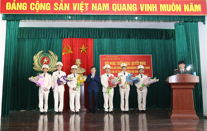 Huyện Thường Tín triển khai công an chính quy tại 6 xã