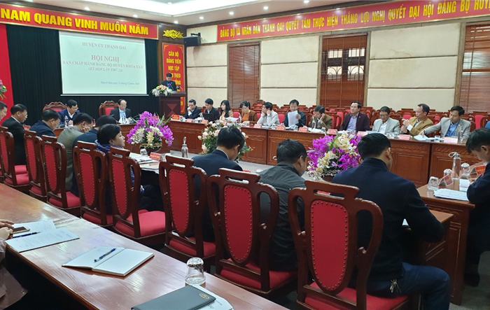 Hội nghị Ban Chấp hành Đảng bộ huyện Thanh Oai lần thứ 32 khóa XXII