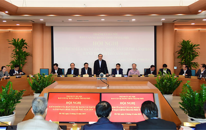 Ban Cán sự đảng UBND thành phố Hà Nội kiểm điểm công tác năm 2019