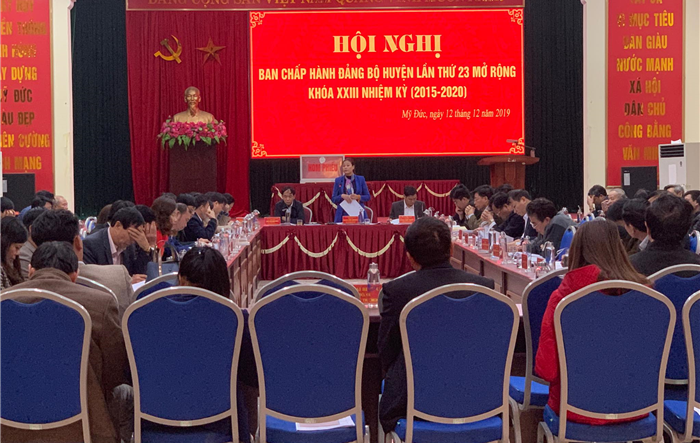 Hội nghị Ban Chấp hành Đảng bộ huyện Mỹ Đức lần thứ 23, khóa XXIII