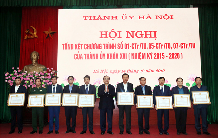 Thành ủy Hà Nội tổng kết 3 Chương trình công tác toàn khóa