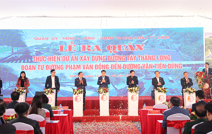 Xây dựng đường Tây Thăng Long, nối đường Phạm Văn Đồng đến đường Văn Tiến Dũng
