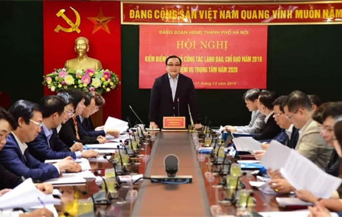 Đảng đoàn HĐND thành phố Hà Nội kiểm điểm kết quả công tác lãnh đạo năm 2019 và nhiệm vụ trọng tâm năm 2020