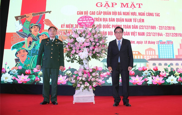 Quận Nam Từ Liêm gặp mặt tri ân gần 500  cán bộ cao cấp trong quân đội đã nghỉ hưu, nghỉ công tác