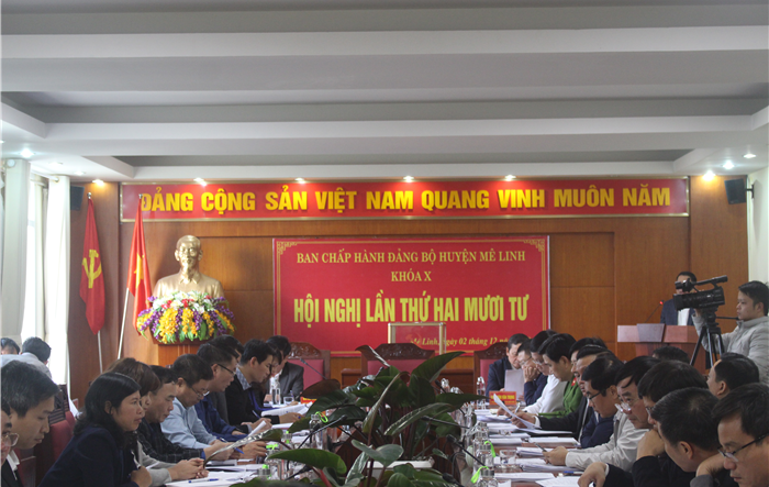 Hội nghị Ban Chấp hành Đảng bộ huyện Mê Linh lần thứ, khóa X