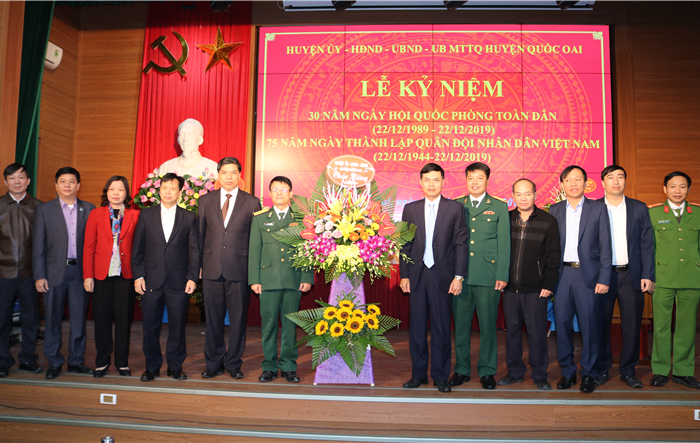 Kỷ niệm 30 năm Ngày hội Quốc phòng toàn dân, 75 năm Ngày thành lập Quân đội nhân dân Việt Nam 