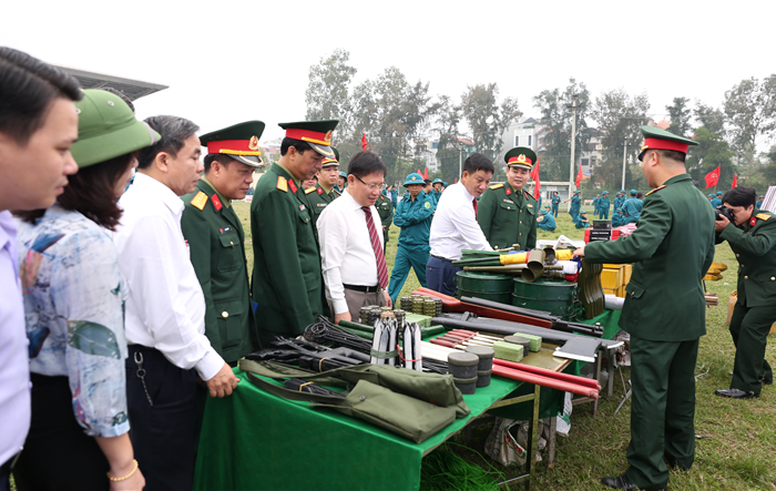 Lực lượng vũ trang huyện Sóc Sơn thấm nhuần lời Bác dạy