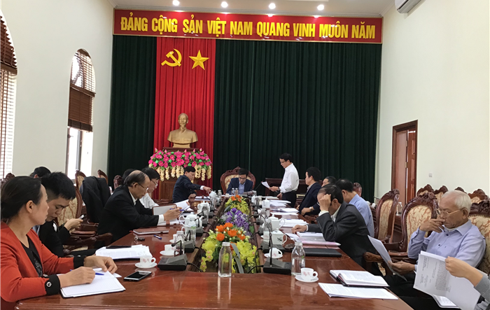 Hội nghị giao ban dư luận xã hội thị xã Sơn Tây tháng 12