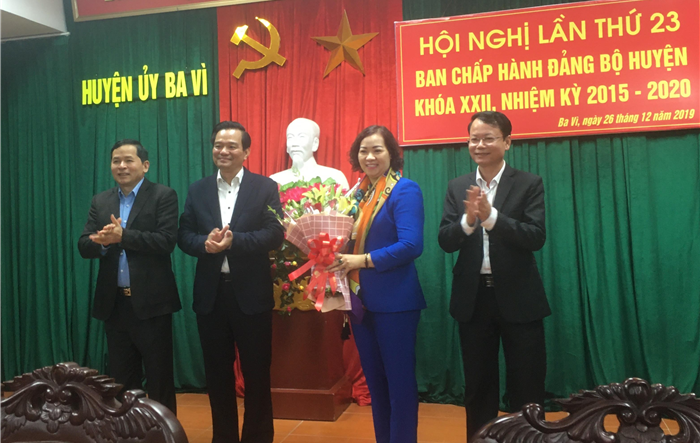 Hội nghị Ban Chấp hành Đảng bộ huyện Ba Vì lần thứ 23