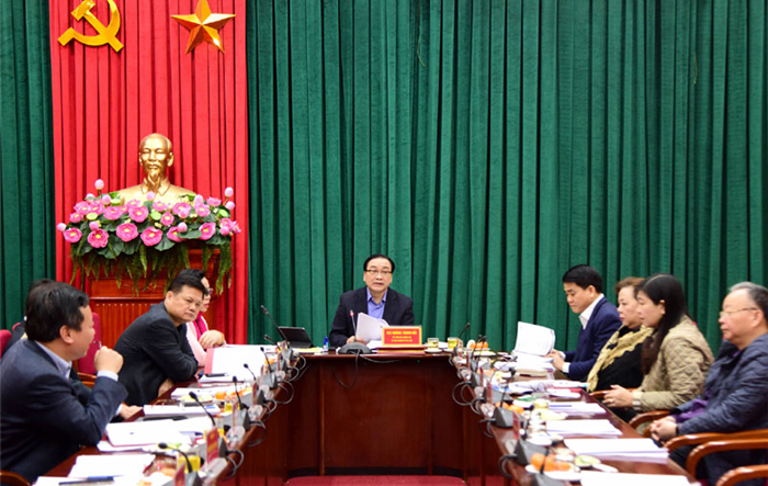 Thành ủy Hà Nội tích cực chuẩn bị tốt nhất  về Văn kiện Đại hội Đảng bộ thành phố lần thứ XVII