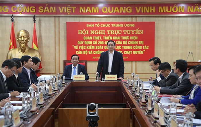 Ngành Tổ chức Xây dựng Đảng triển khai Quy định về kiểm soát quyền lực và chống chạy chức, chạy quyền