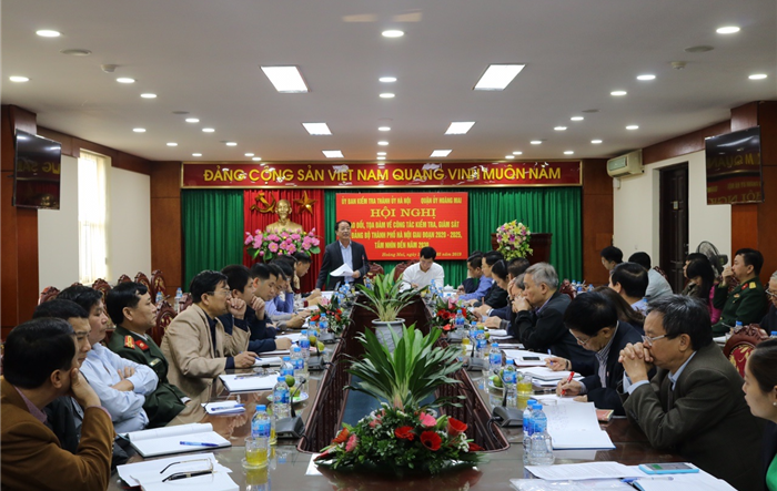 Quận Hoàng Mai tăng cường công tác kiểm tra, giám sát trong Đảng