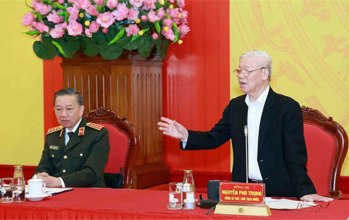 Tổng Bí thư, Chủ tịch nước Nguyễn Phú Trọng đánh giá 10 kết quả nổi bật của lực lượng công an trong năm 2019