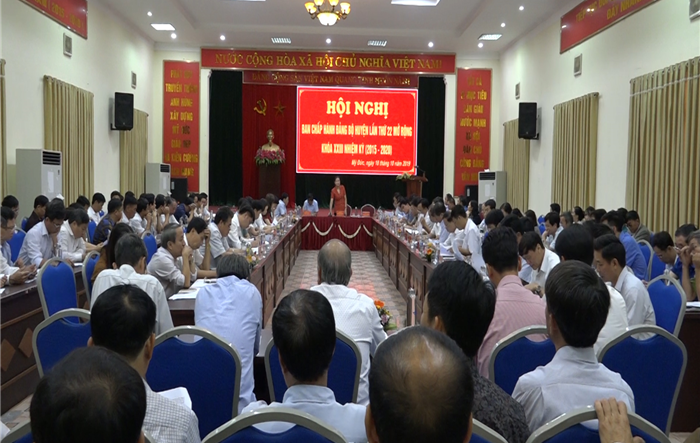 Huyện Mỹ Đức tích cực chuẩn bị cho Đại hội Đảng các cấp