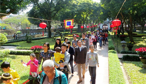 Hà Nội đón gần 515.000 lượt khách trong 9 ngày nghỉ Tết Nguyên đán