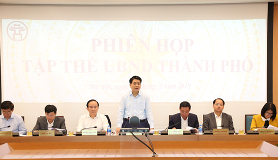 Tập thể UBND Thành phố xem xét 8 nội dung thuộc thẩm quyền
