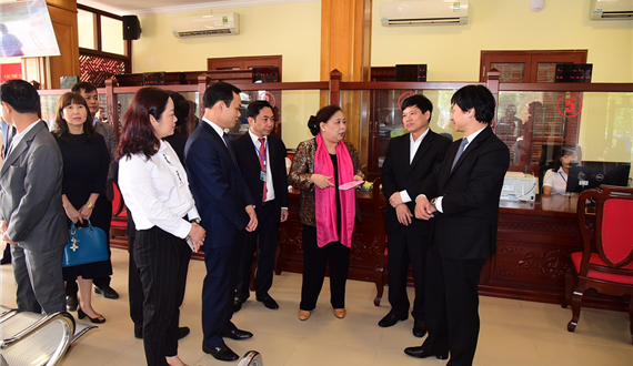 Chủ tịch HĐND Thành phố Nguyễn Thị Bích Ngọc thăm, làm việc tại huyện Thạch Thất