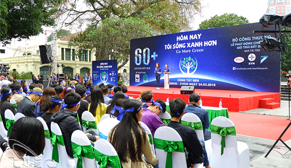 Thành phố Hà Nội: Tích cực tham gia hưởng ứng Chiến dịch Giờ trái đất