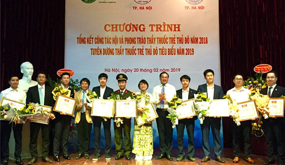Tuyên dương Thầy thuốc trẻ Thủ đô tiêu biểu năm 2019