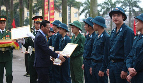 Quận Ba Đình tổ chức Lễ giao nhận quân năm 2019