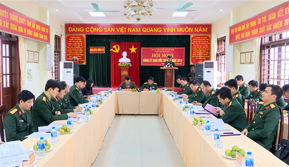 Cụm thi đua số 3 Bộ Tư lệnh Thủ đô đăng ký giao ước thi đua năm 2019