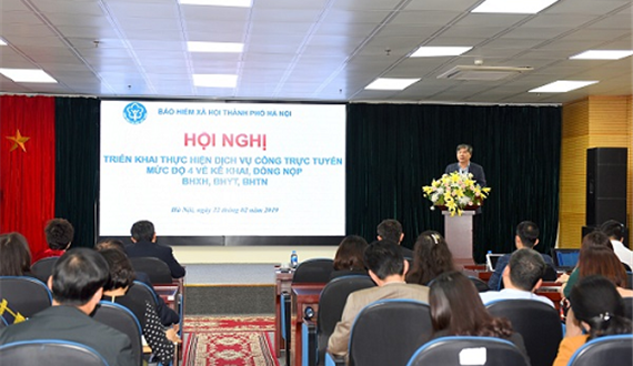 Bảo hiểm xã hội Thành phố: Triển khai thực hiện dịch vụ công trực tuyến mức độ 4 về kê khai đóng nộp bảo hiểm